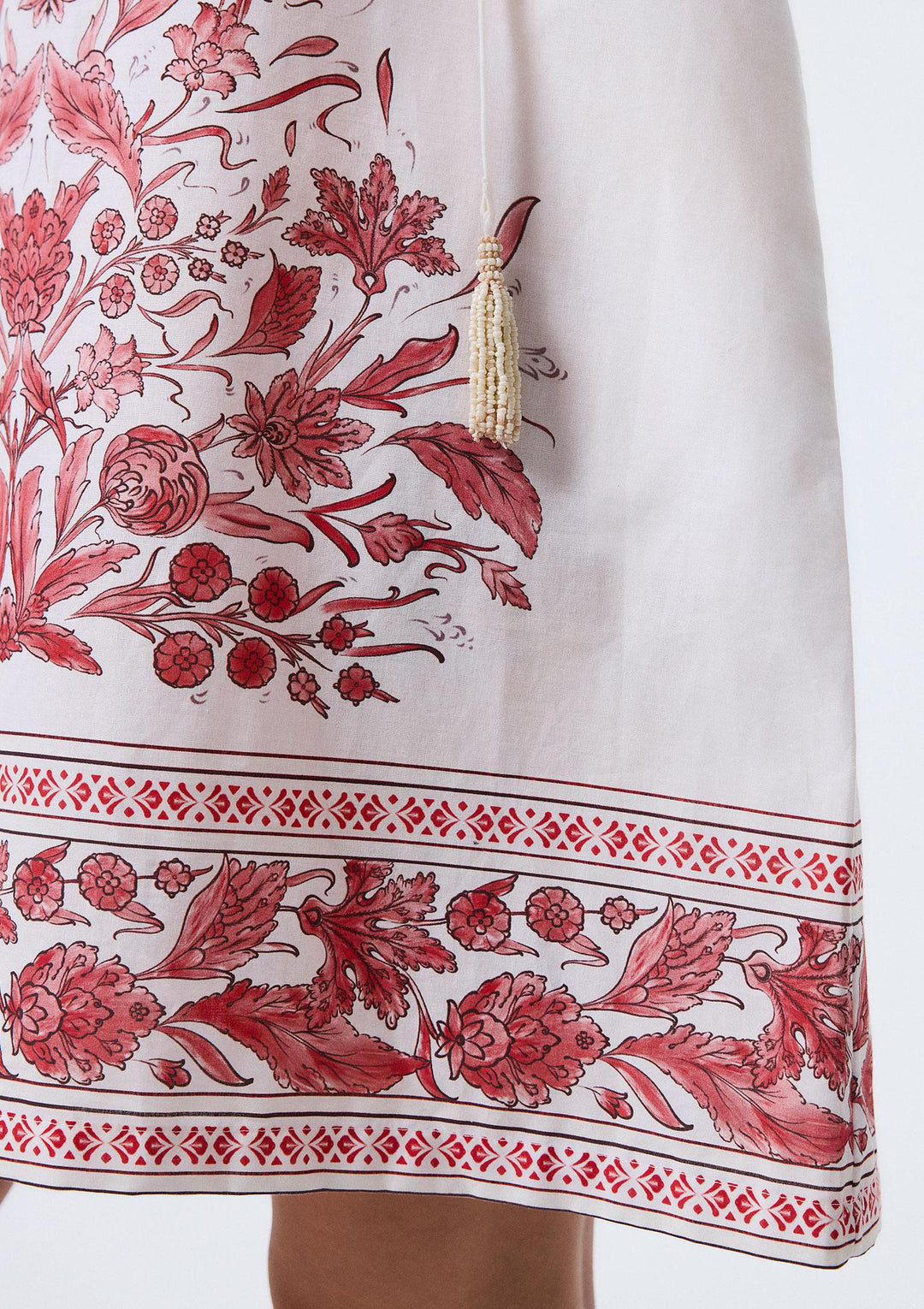 Nergis Short Tunic - Red