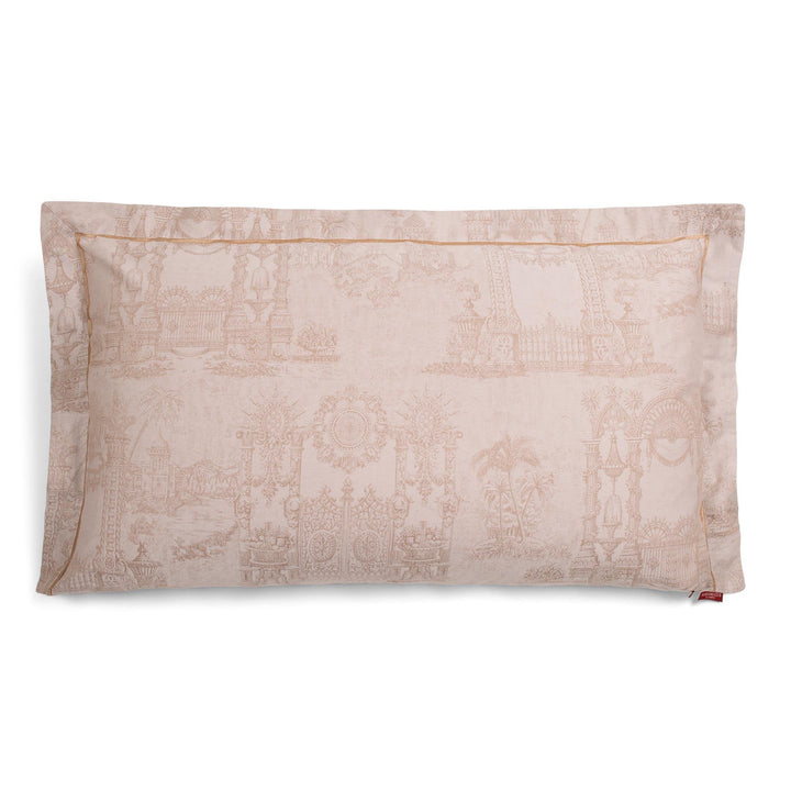 Gates of Paradise Piping Decorative Cushion Cover - Large - Beige