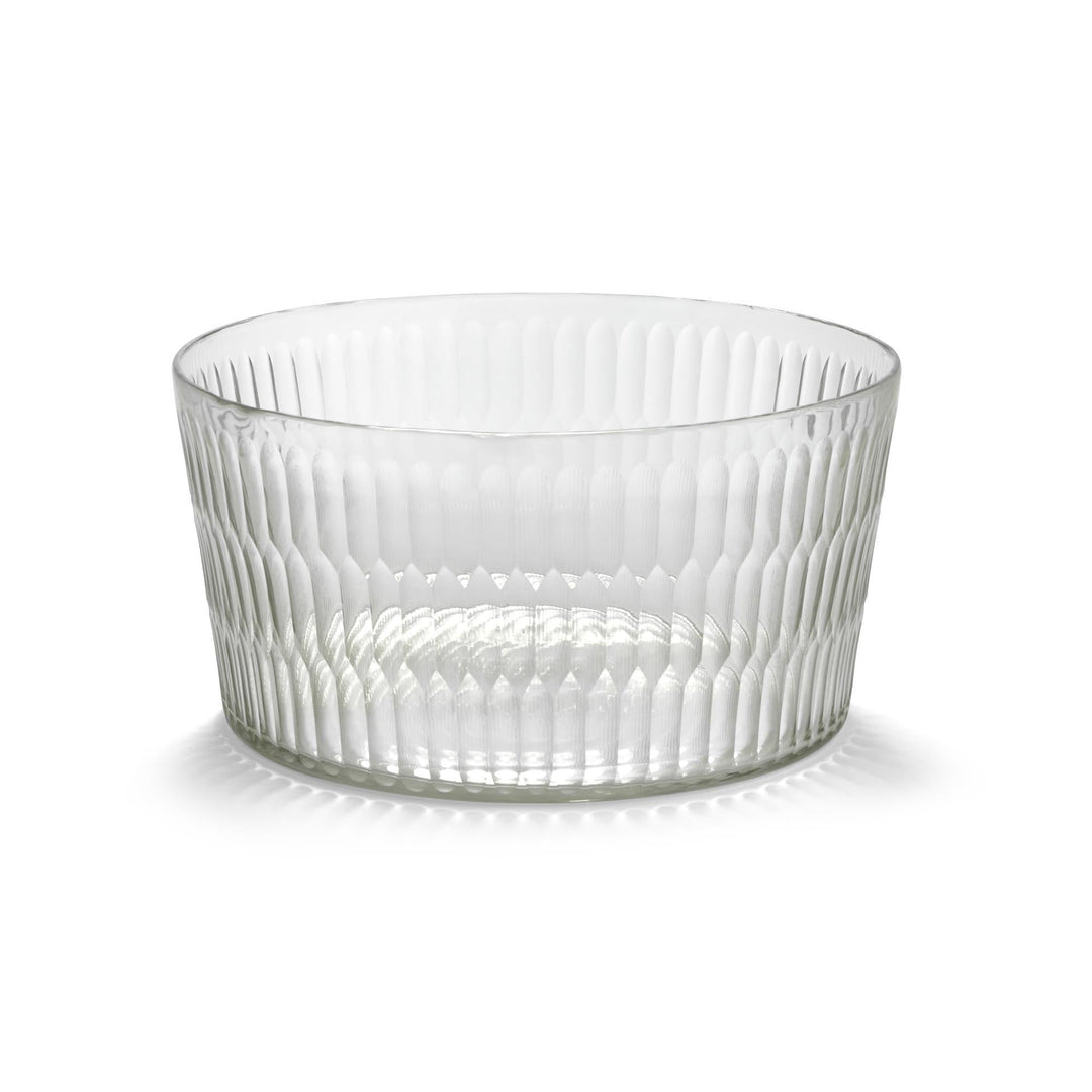 Embossed Glass Vase