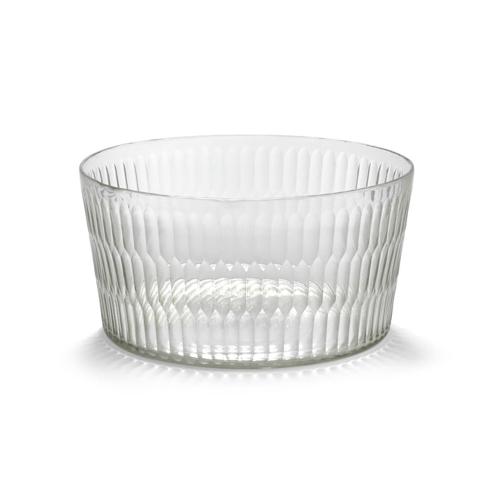 Embossed Glass Vase