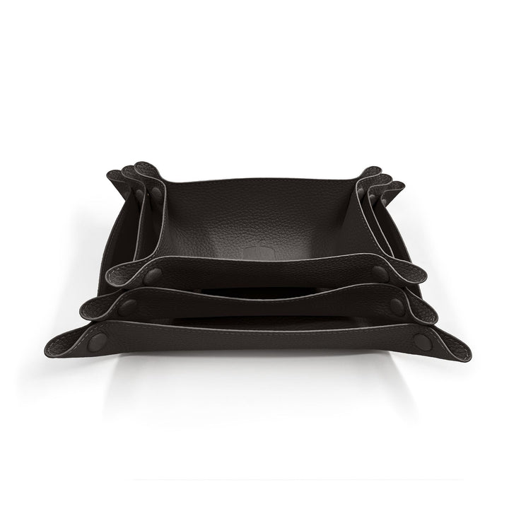 Leather Wallet Tray - Black