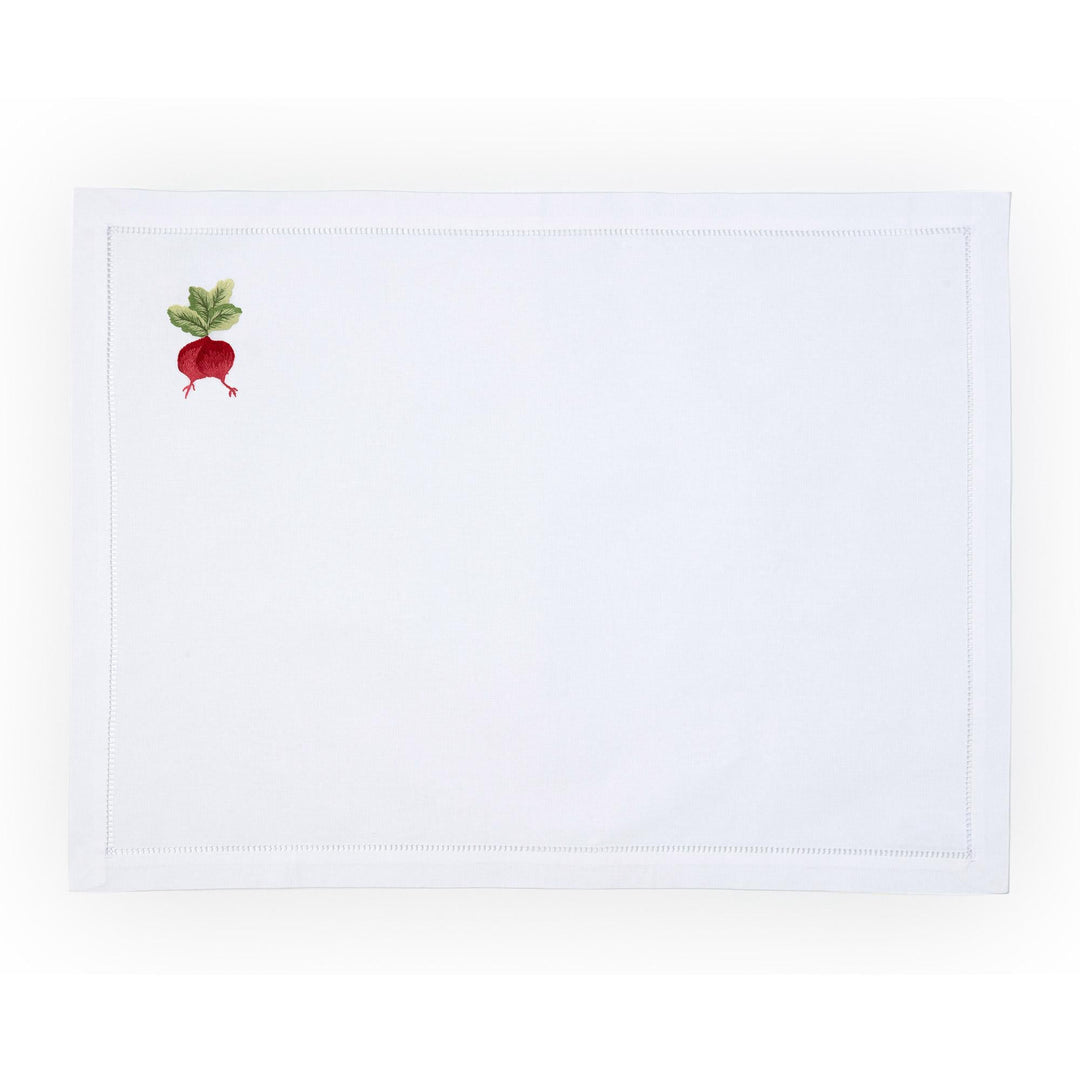 Radish Embroidered Placemat