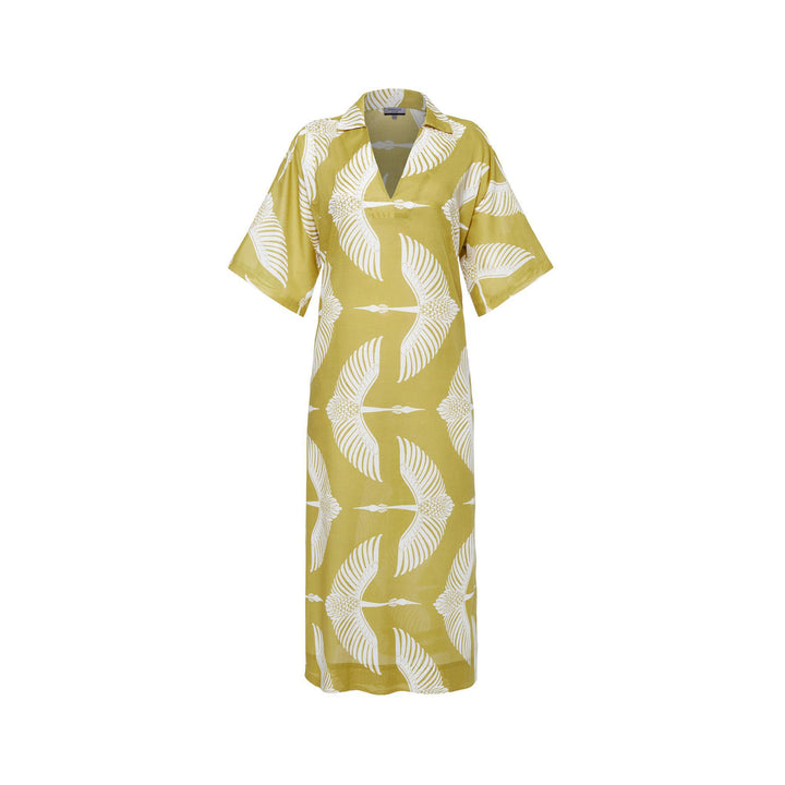 Wings Midi Kaftan - Green