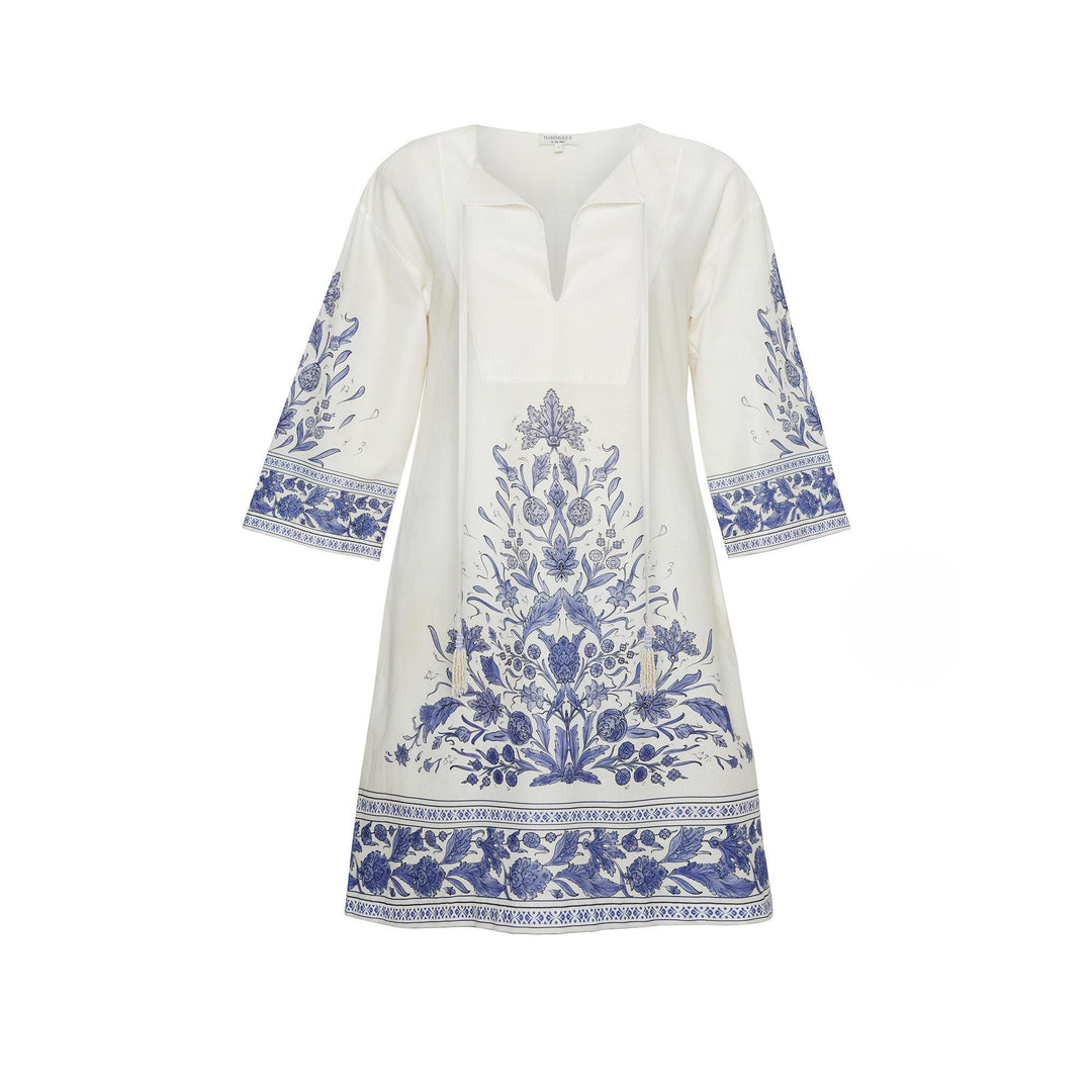 Nergis Short Tunic - Dark Blue