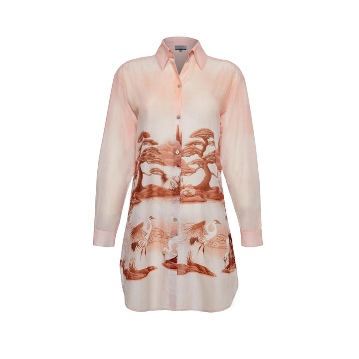 Mirage Shirt Dress - Pink