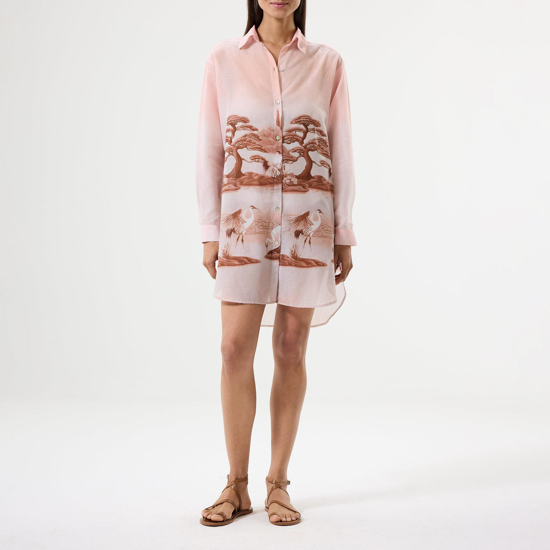 Mirage Shirt Dress - Pink