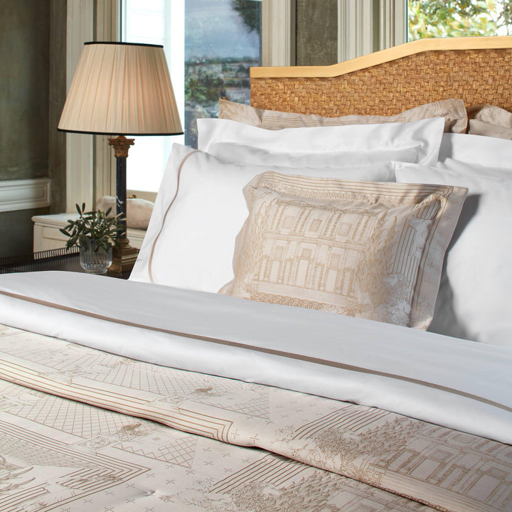 Ephesus  Jacquard Decorative Cushion - Sand