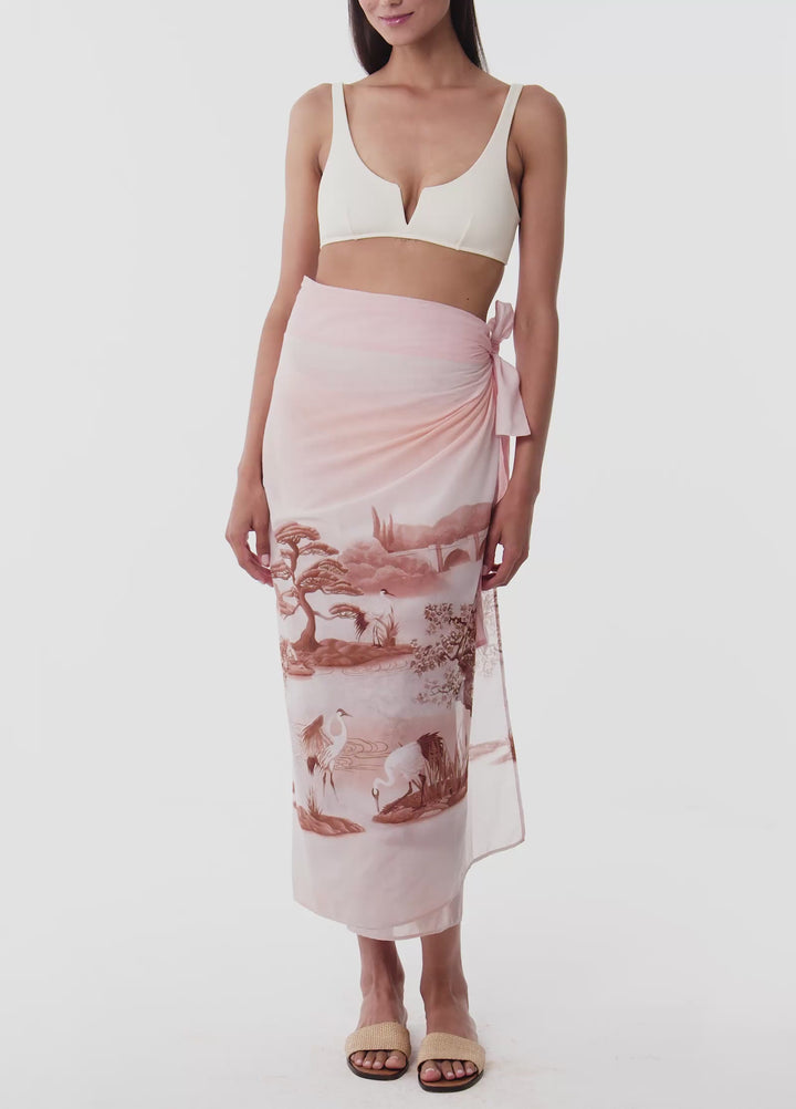 Mirage Long Pareo - Pink