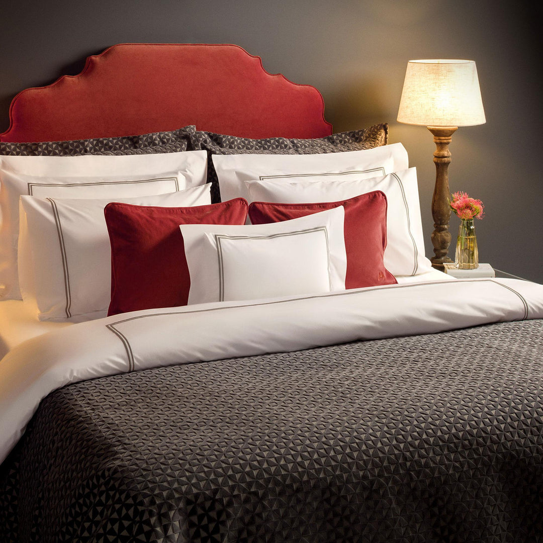 Yenikoy Pillowcase Anthracite Set 2