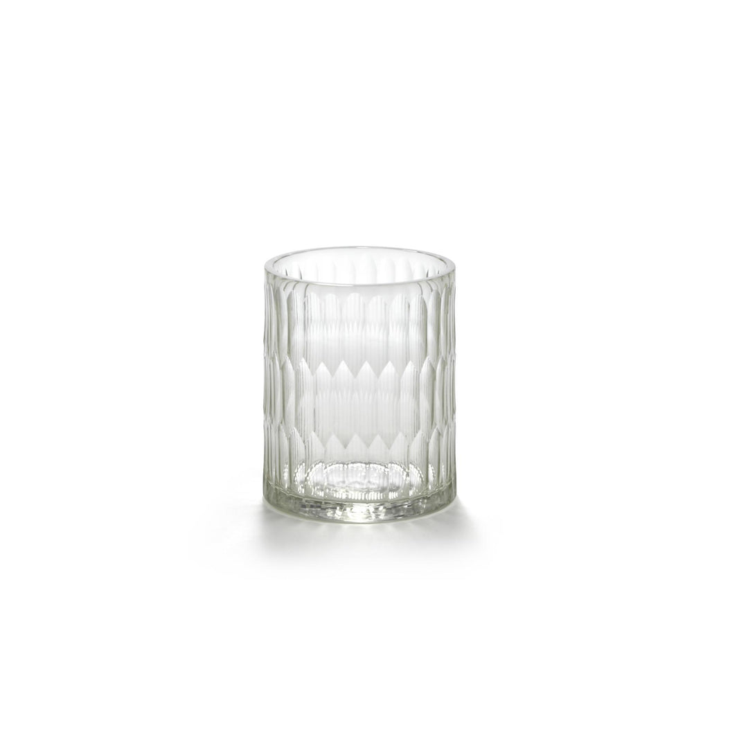 Embossed Glass Vase - Mini