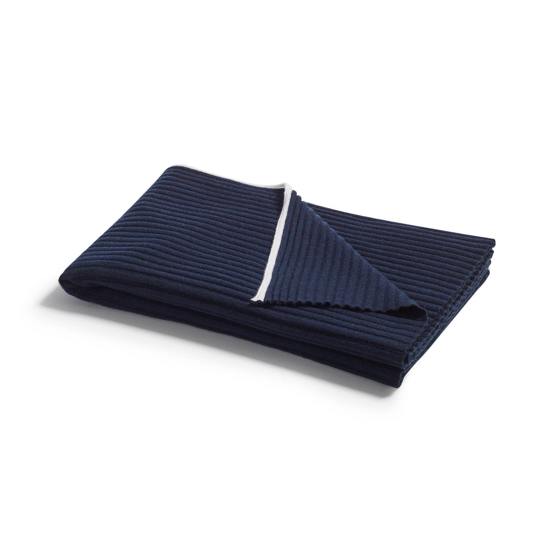 Cashmere Throw Contrast Trim