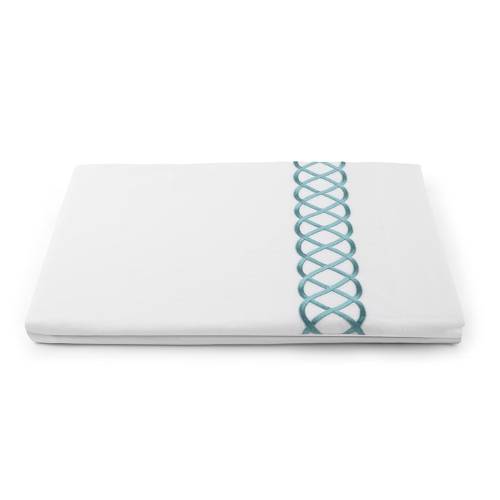 Pierre Loti Flat Sheet Duck Egg