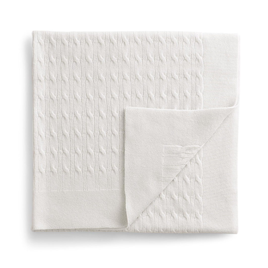 Pera Cashmere Blanket White