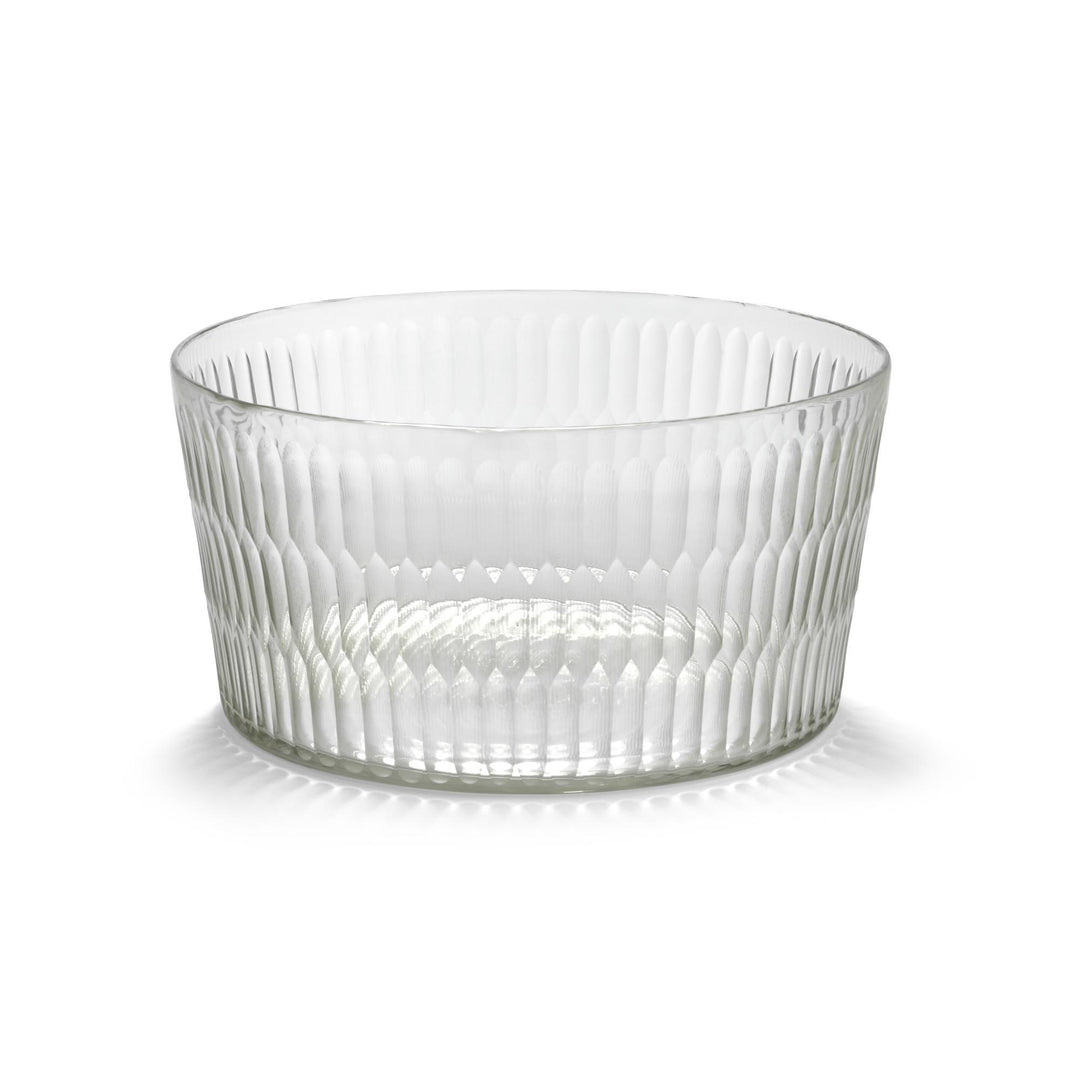 Embossed Glass Vase