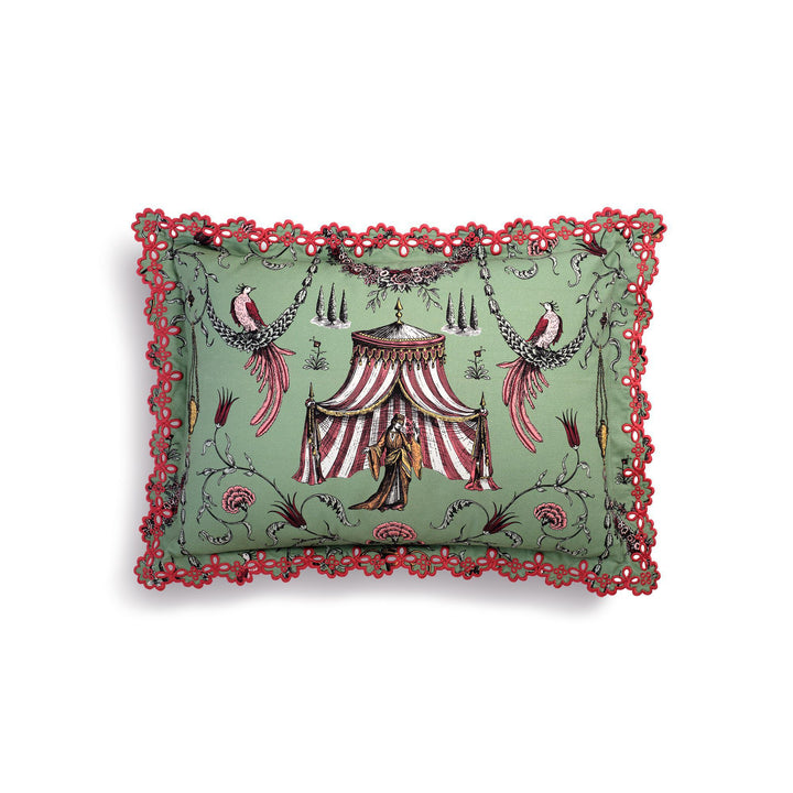 Seferî Decorative Cushion - Green