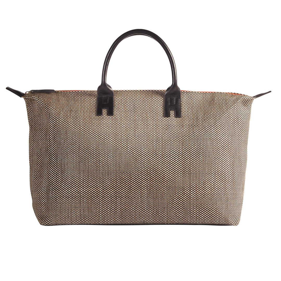 Raffia Travel Bag With Hanger Ring