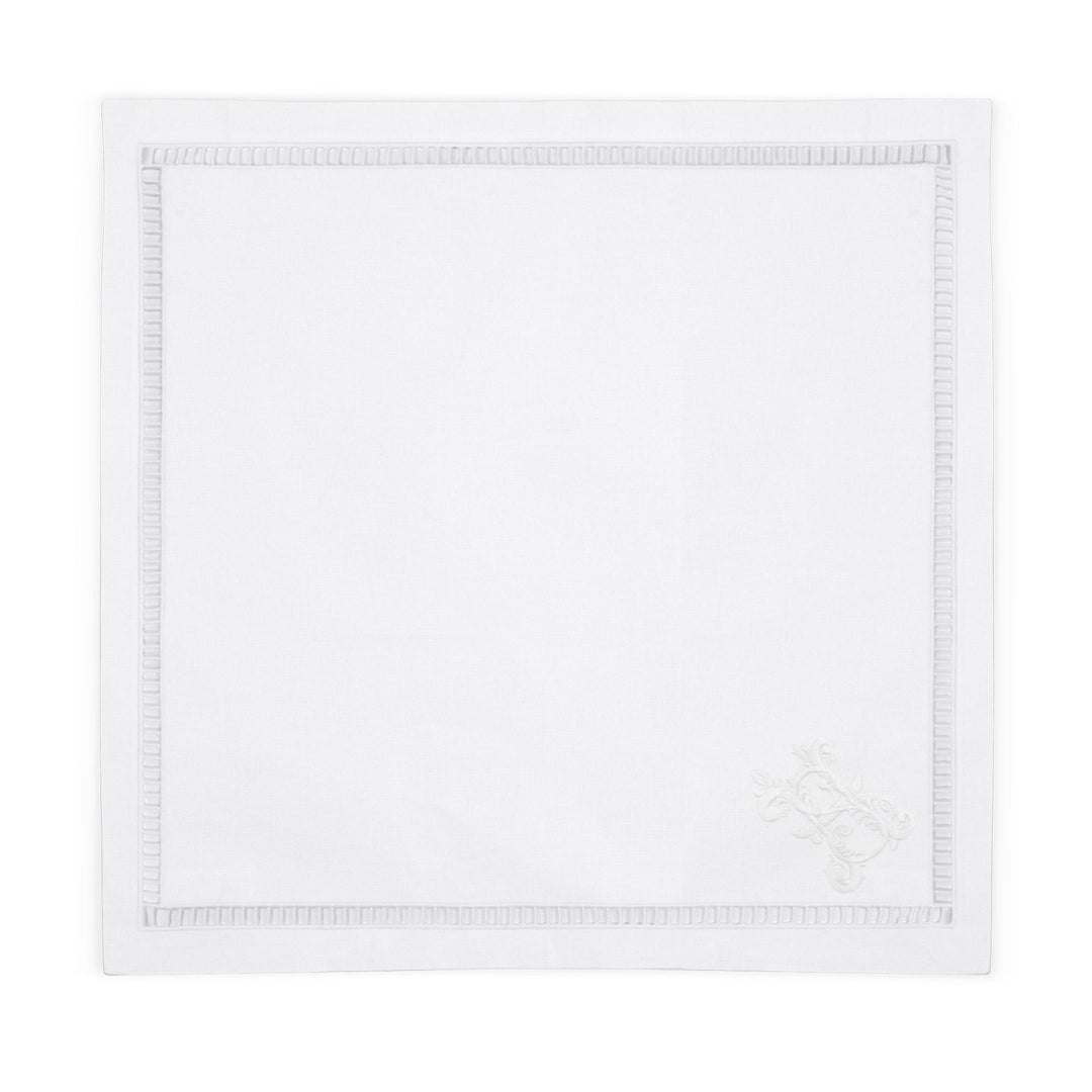 Seferî Heritage Linen Napkin with Openwork Embroidery