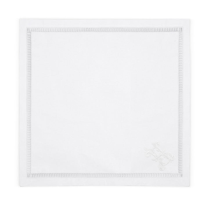 Seferî Heritage Linen Napkin with Openwork Embroidery