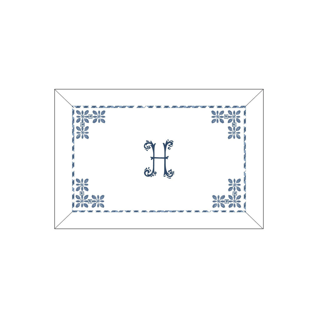 Seferî Flower Garden Boudoir Sham - Blue