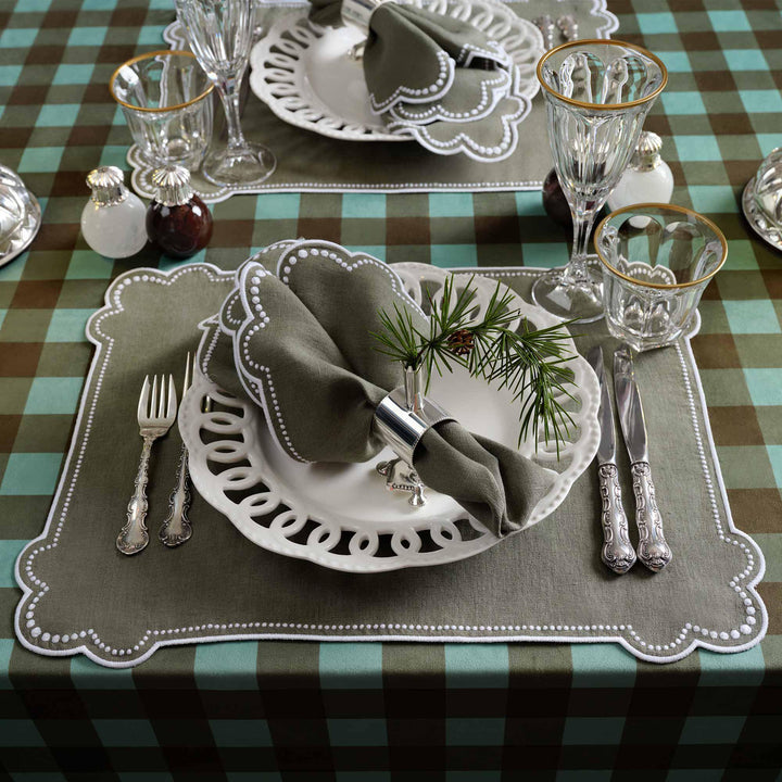 Seferî Pearl Placemat - Green