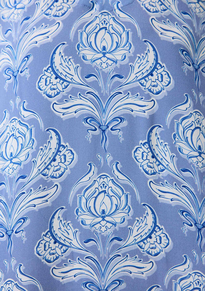 Lotus Long Kaftan - Blue