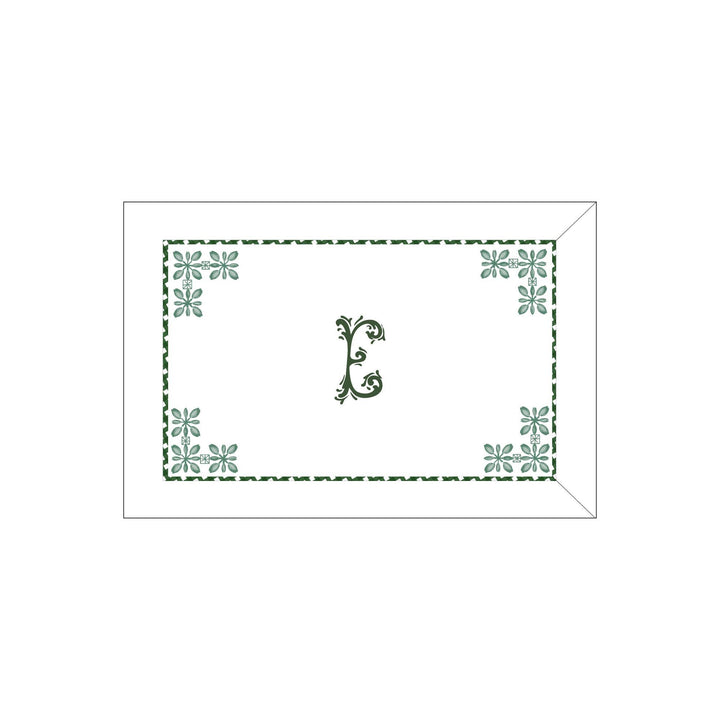 Seferî Flower Garden Boudoir Sham - Green