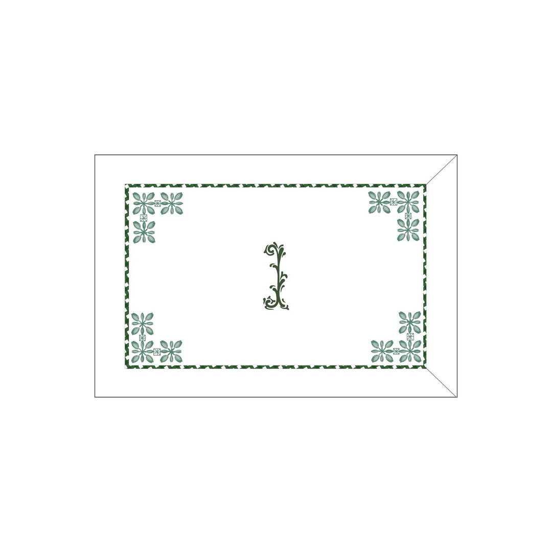 Seferî Flower Garden Boudoir Sham - Green