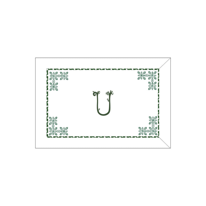 Seferî Flower Garden Boudoir Sham - Green