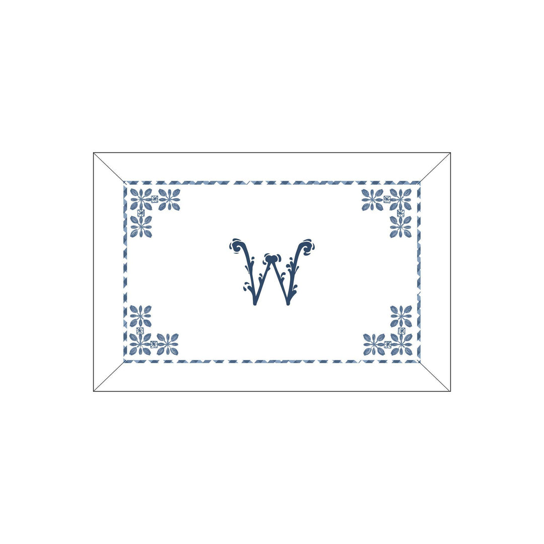 Seferî Flower Garden Boudoir Sham - Blue