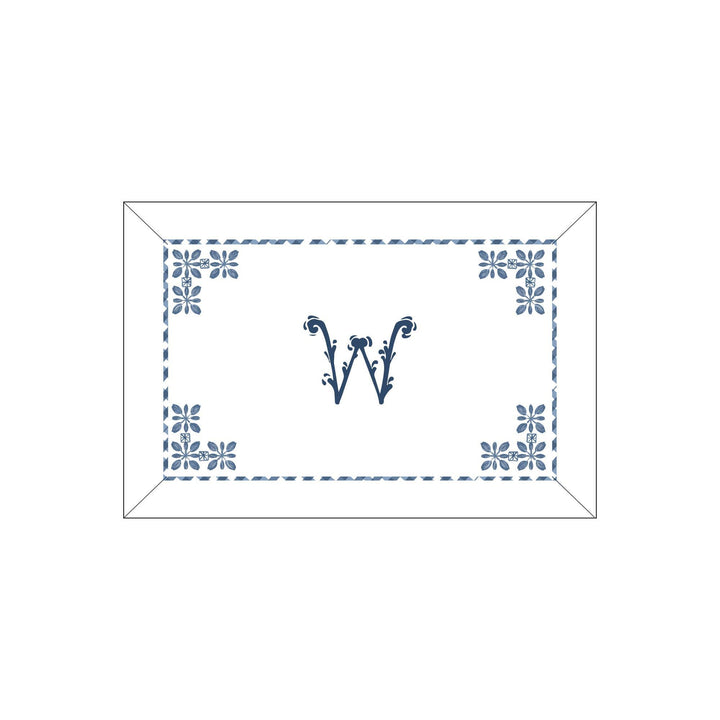 Seferî Flower Garden Boudoir Sham - Blue