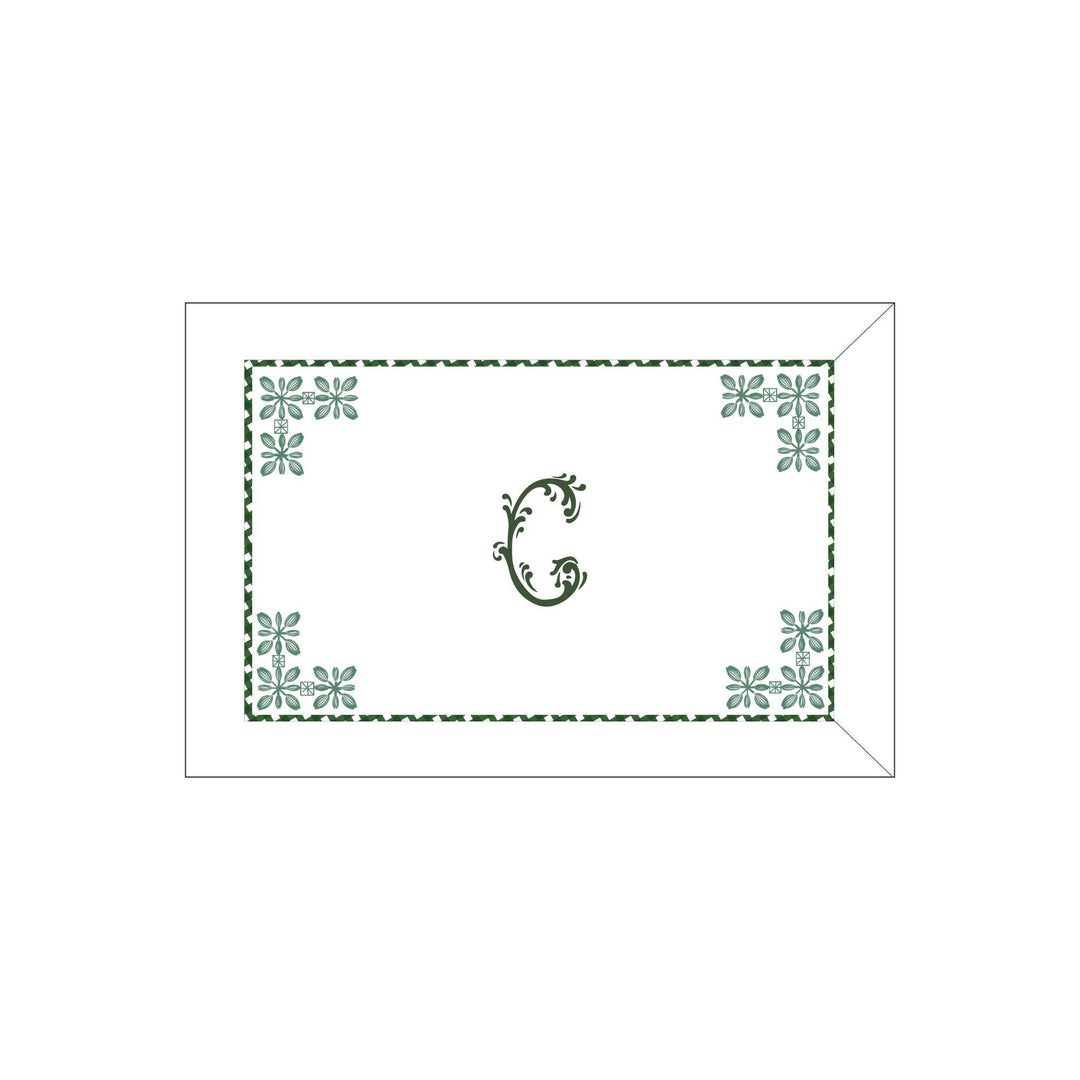 Seferî Flower Garden Boudoir Sham - Green