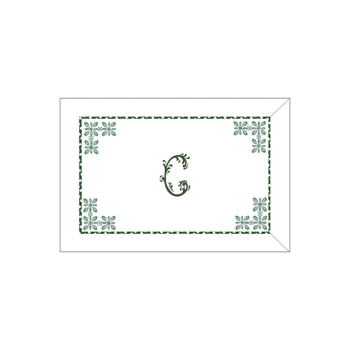 Seferî Flower Garden Boudoir Sham - Green