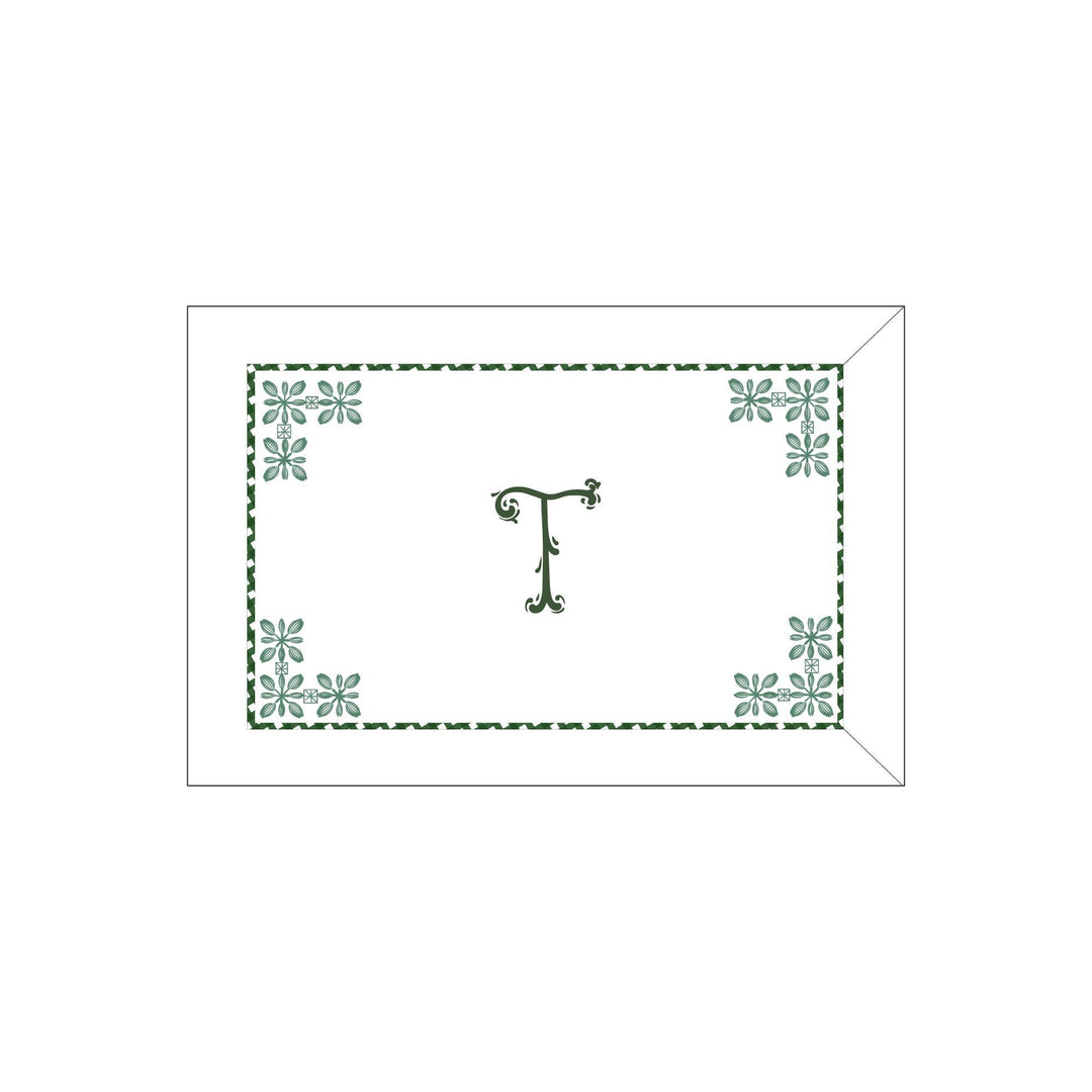 Seferî Flower Garden Boudoir Sham - Green