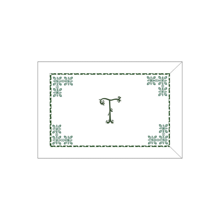 Seferî Flower Garden Boudoir Sham - Green