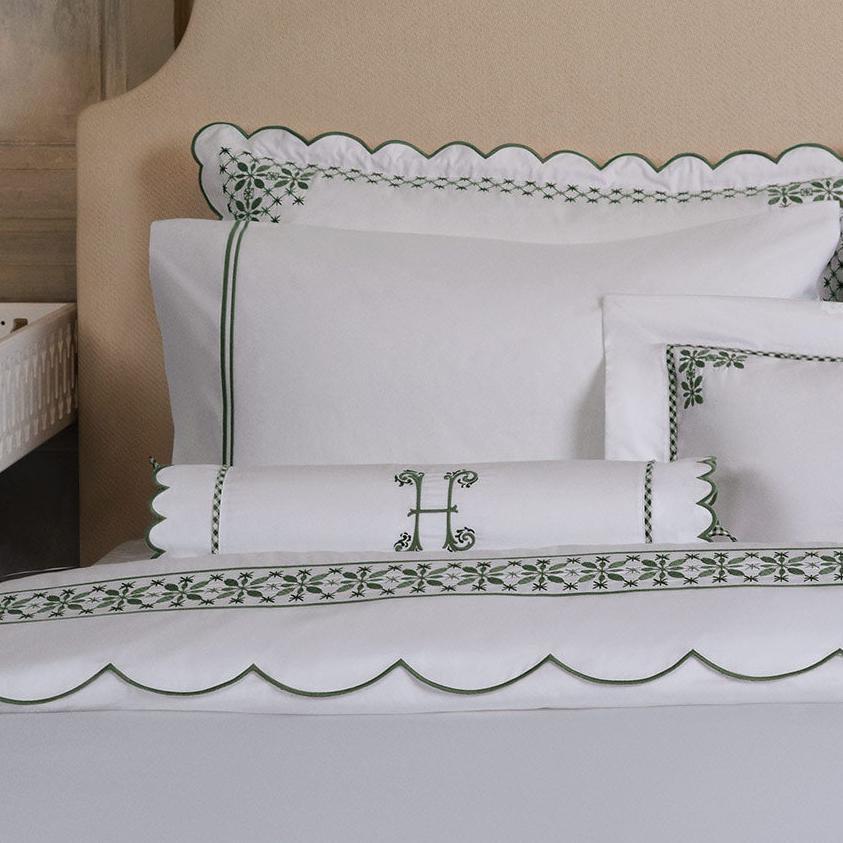 Seferî Flower Garden Standard Sham - Green