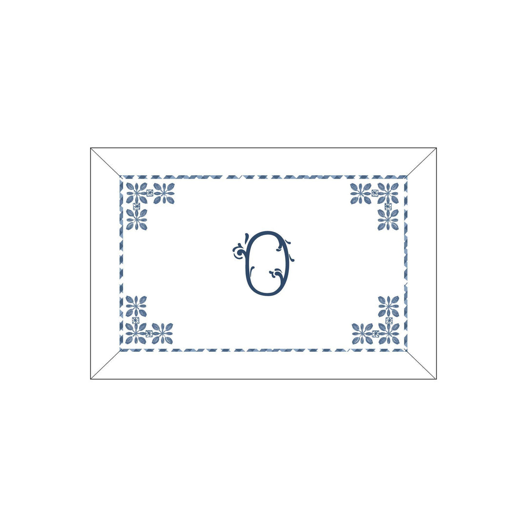 Seferî Flower Garden Boudoir Sham - Blue
