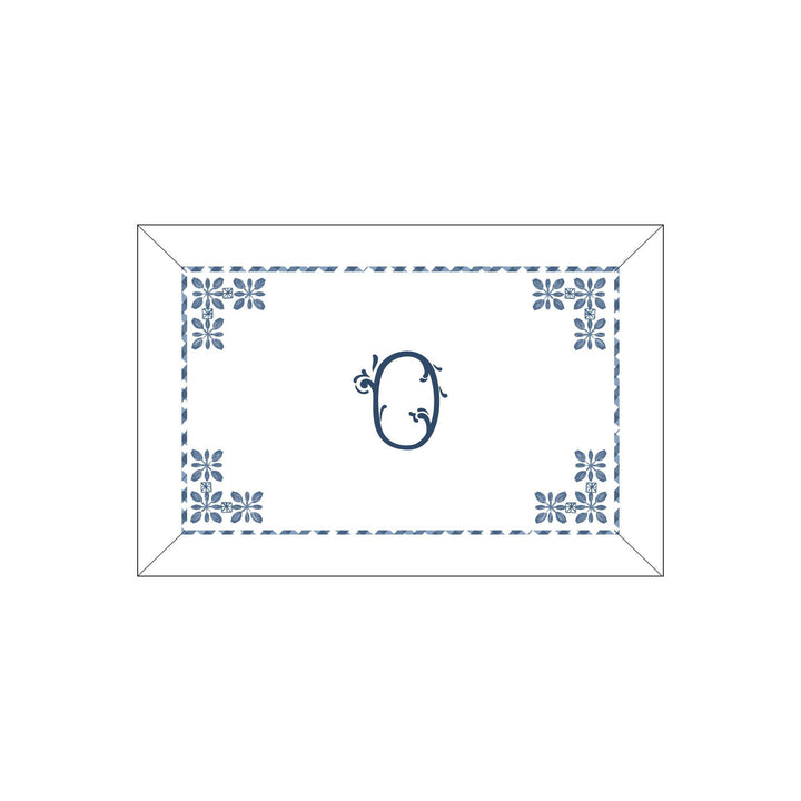 Seferî Flower Garden Boudoir Sham - Blue