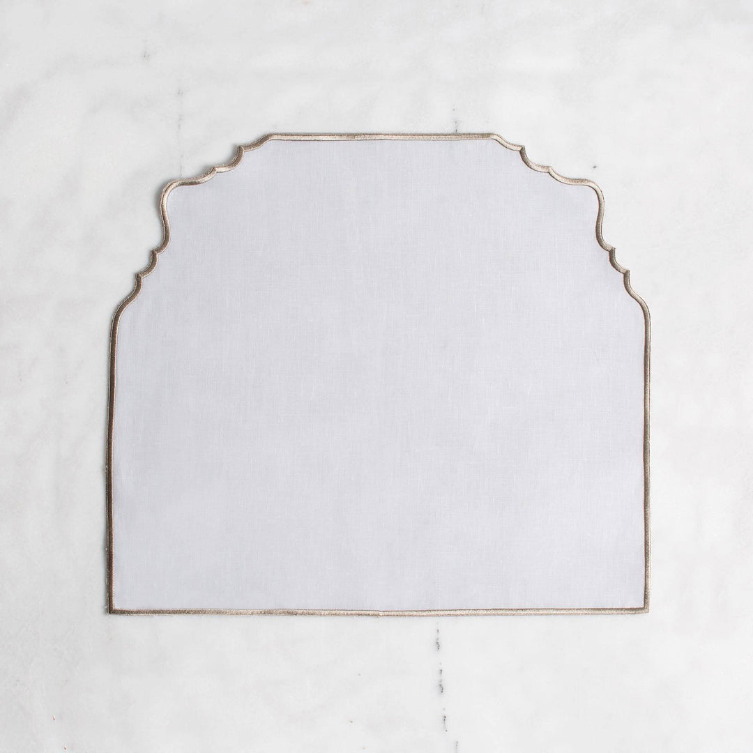 Gumussuyu Placemat - White/Sable