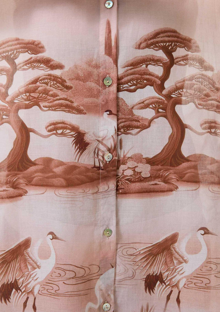 Mirage Shirt Dress - Pink