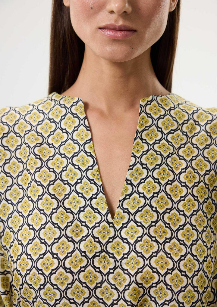 Lotus Garden Midi Dress - Green