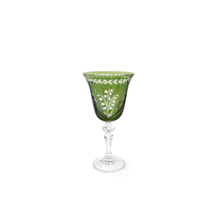 Seferî Lily of the Valley Wine Glass - Set of 6