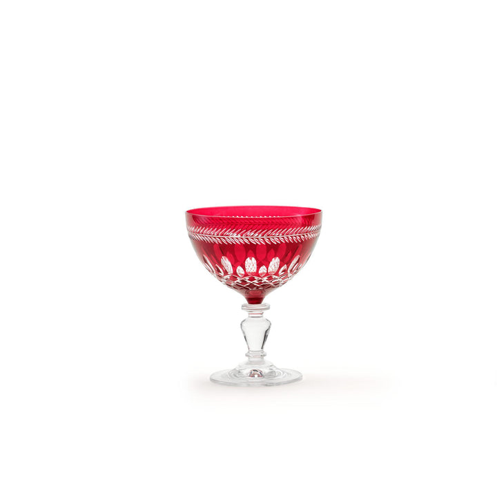 Seferî Ruby Champagne Glass - Set of 6