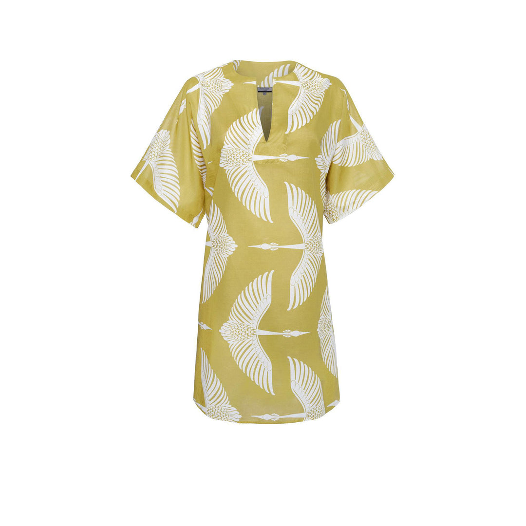 Wings Short Kaftan - Green