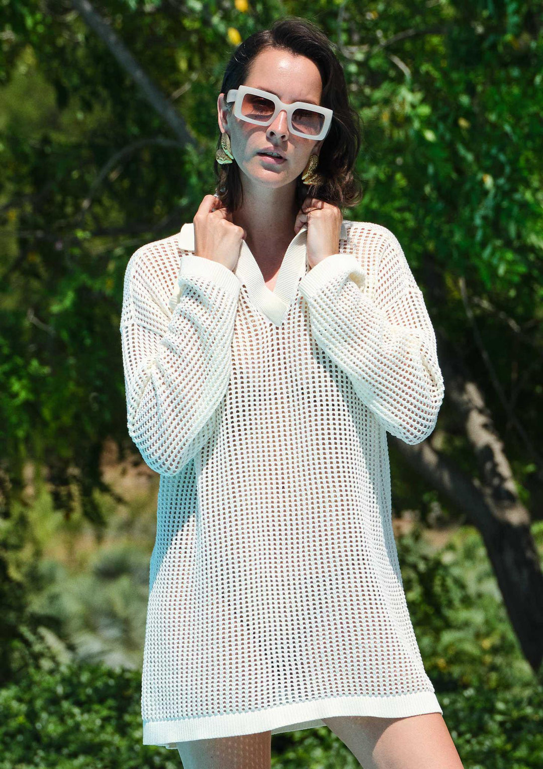 Cove Crochet Short Tunic