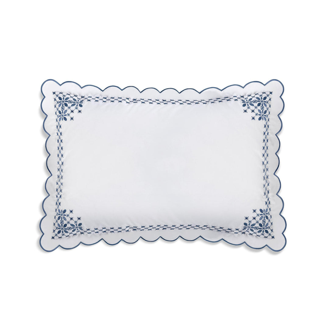 Seferî Flower Garden Standard Sham - Blue