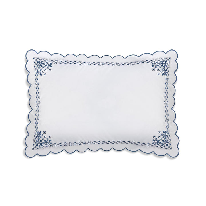 Seferî Flower Garden Standard Sham - Blue