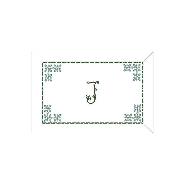 Seferî Flower Garden Boudoir Sham - Green
