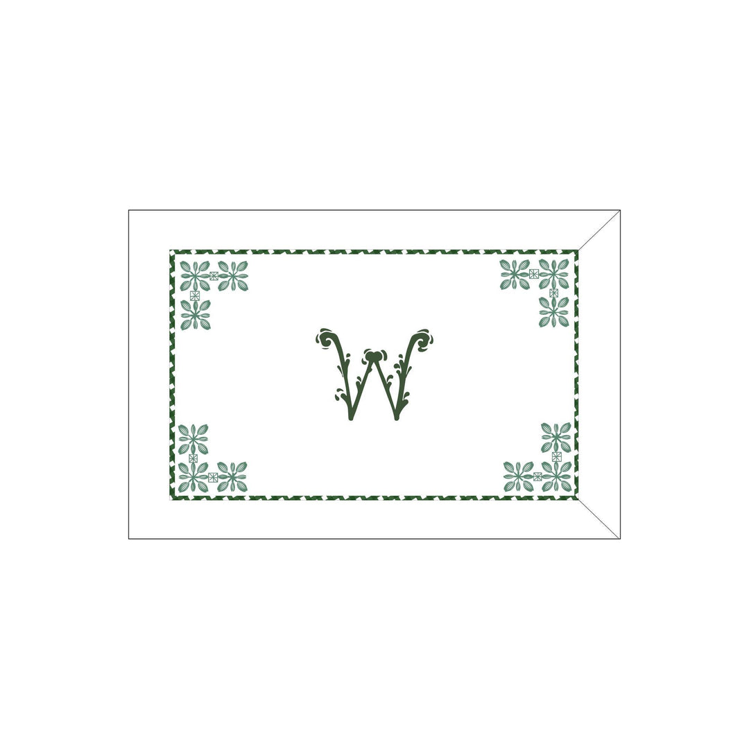 Seferî Flower Garden Boudoir Sham - Green