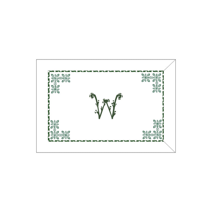 Seferî Flower Garden Boudoir Sham - Green