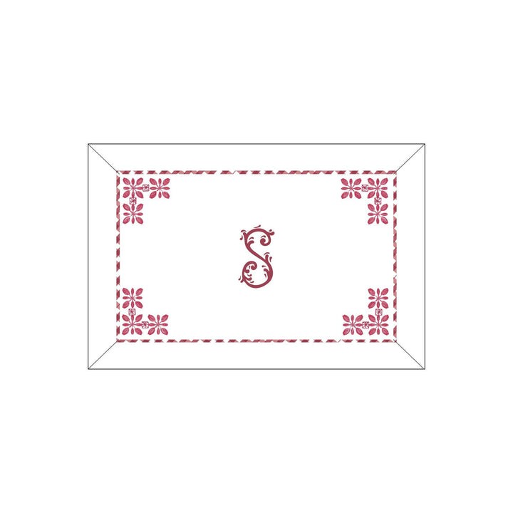 Seferî Flower Garden Boudoir Sham - Pink